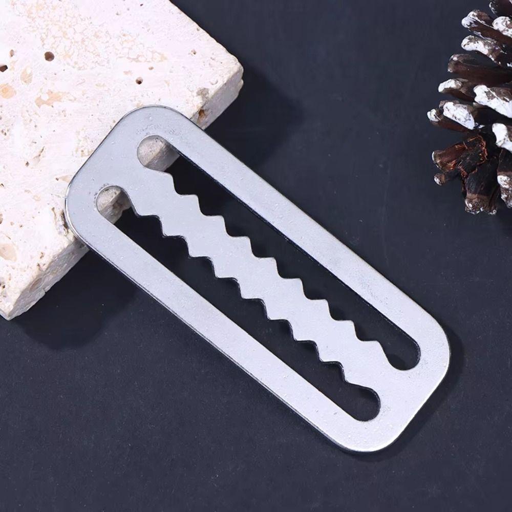 1/5PCS Serrated Locking Diving Weight Belt Stainless Steel Webbing Buckle Belt Accessories
