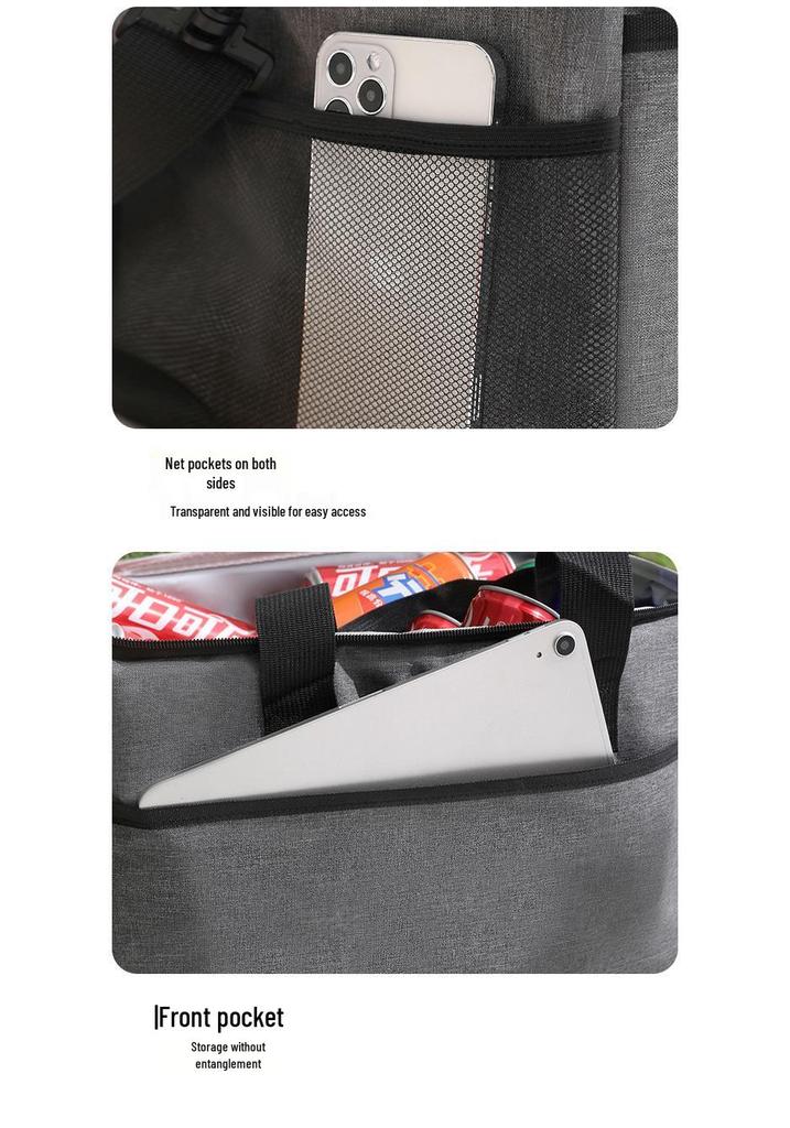 Waterproof Large Picnic Bag with PEVA Insulation and Shoulder Strap