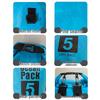 Large Capacity Waterproof PVC Outdoor Bag - Portable for Diving, Mountaineering, Swimming; Single/Double Shoulder Storage