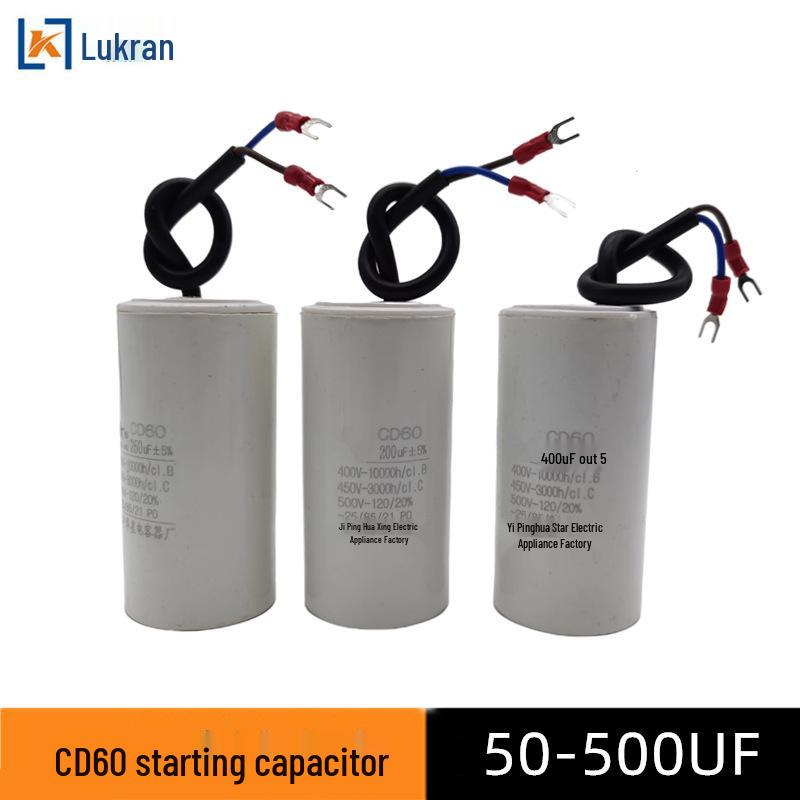 CD60 Motor Starting Capacitor: 75-500UF, 450V/250V