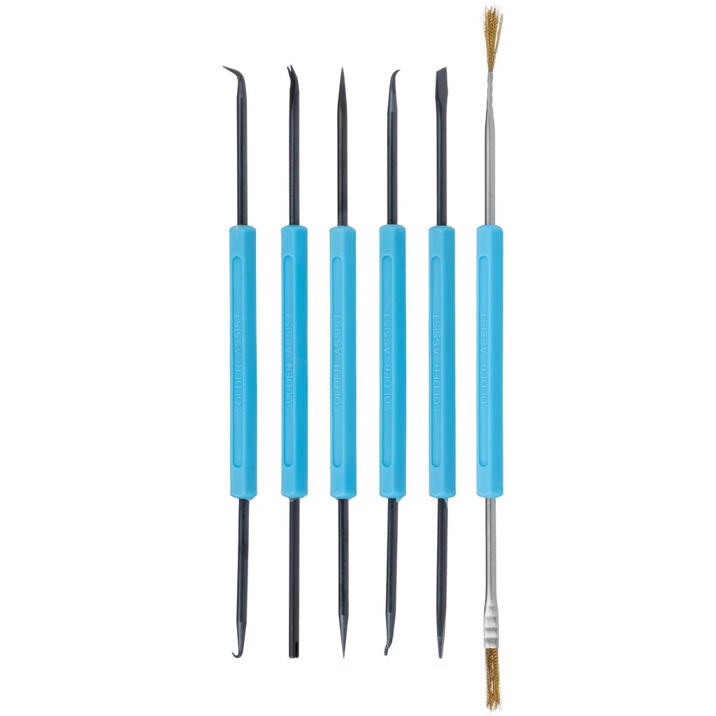 Set of 6 cleaning and prying tools (12 tips)