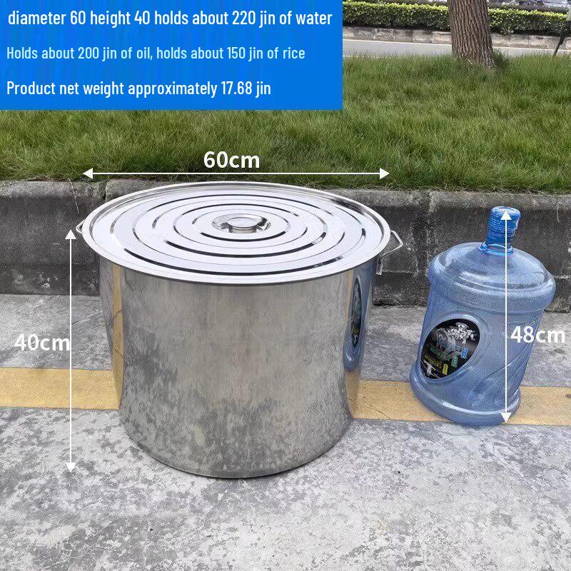 Stainless Steel Commercial Soup Pot with Lid