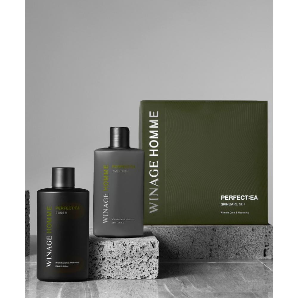 

Корейский набор для мужчин Coreana Winnage Homme Perfecty Skincare Set Duo NONE