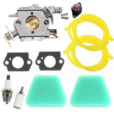 Chainsaw Carburetor For Partner 350 351 370 390 420 Mcculloch 333 335 338 Poulan 050 2055 2115 Primer Pump Spark Plug Carb
