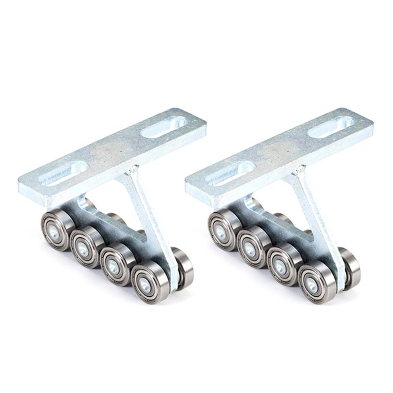 8 Wheel Hoist Trolley Rollers Strut Trolley Assembly for Electric Hoist for Taller Strut Channel High Strength Assembly