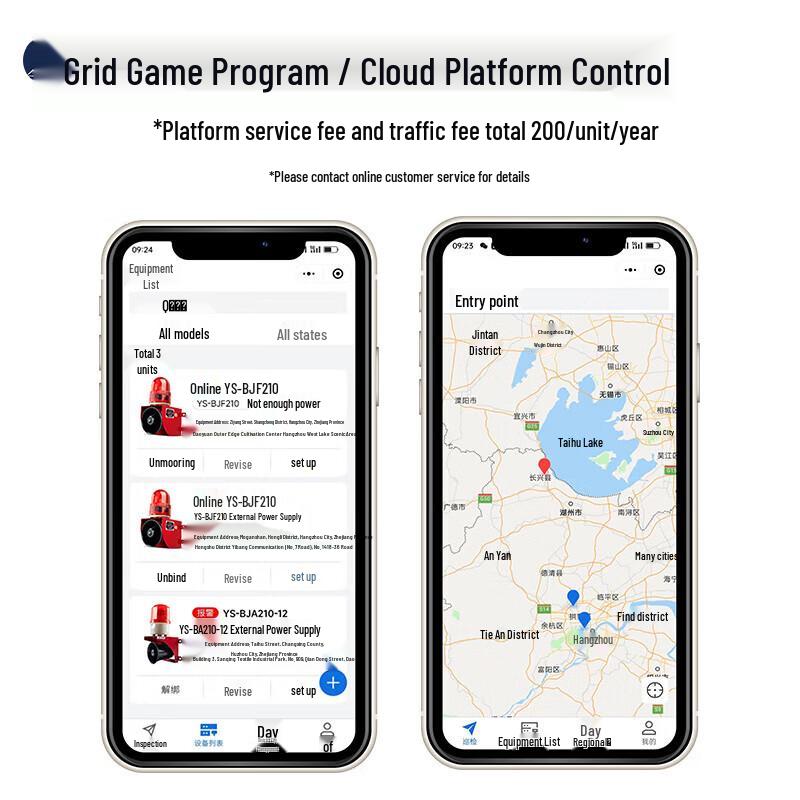 Geyoutu 4G Emergency Sound & Light Alarm System
