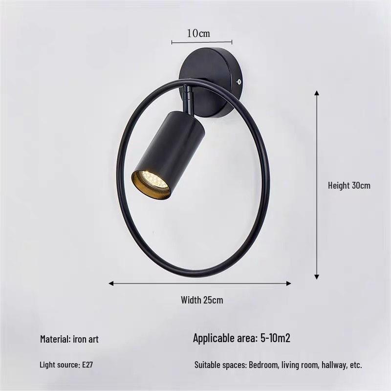 Modern Nordic LED Wall Lamp for Bedroom and Living Spaces