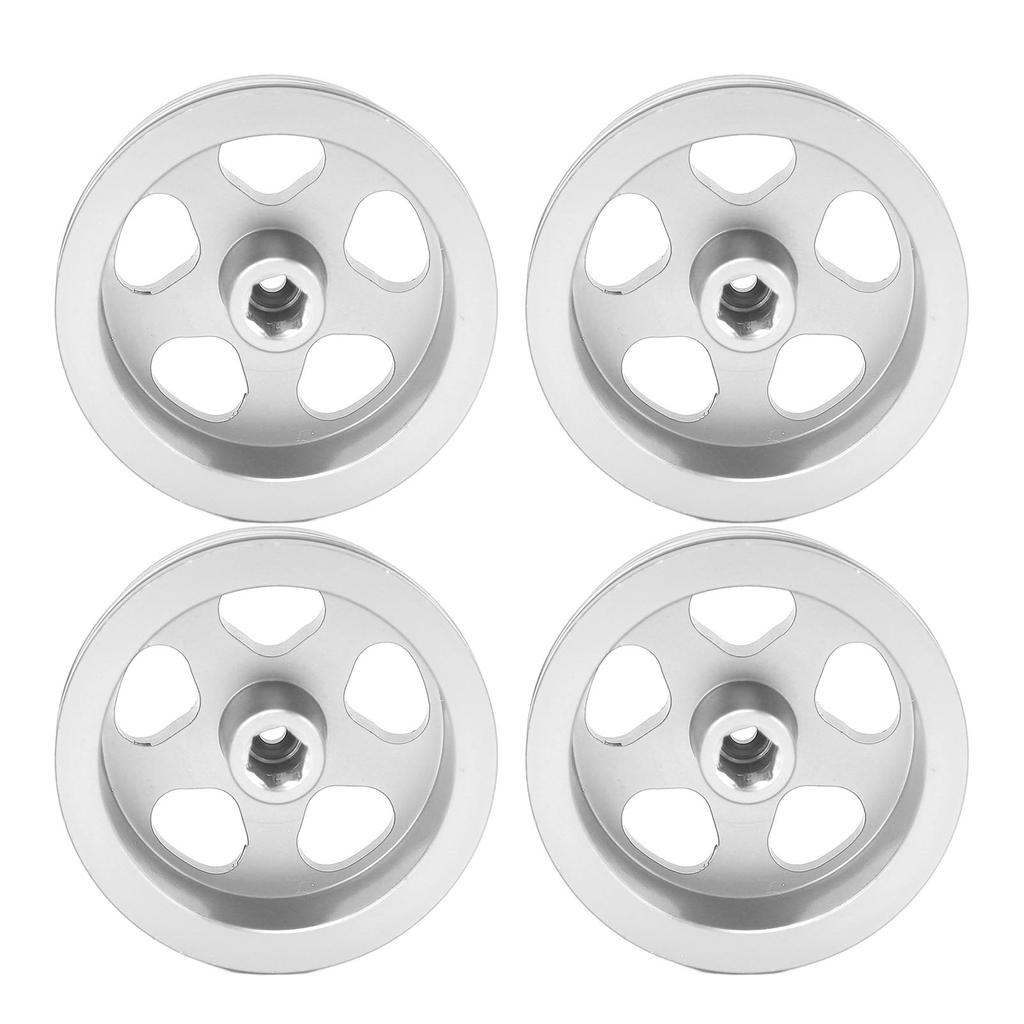 4Pcs RC Car Wheel Rim Aluminum Alloy Sturdy Structure Stylish Look Wheels Hub Rim for MN82 RC Car