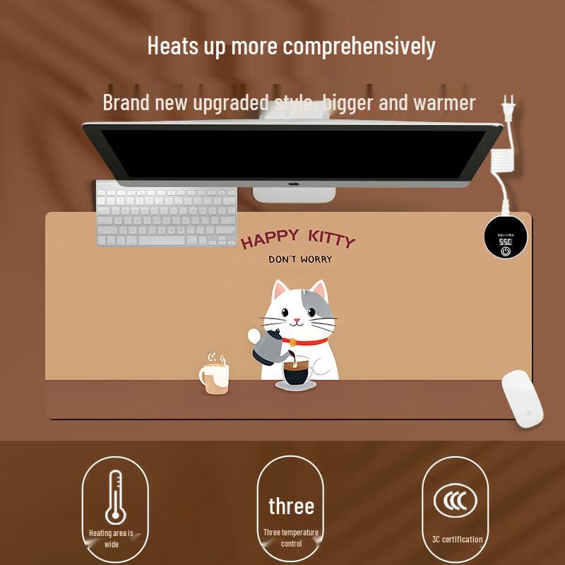 Kapa Bear Heated Mouse Pad & Desk Mat