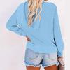 JKASHDK Felpe con cappuccio e felpe con cappuccio a maniche lunghe con stampa tinta unita casual alla moda da donna