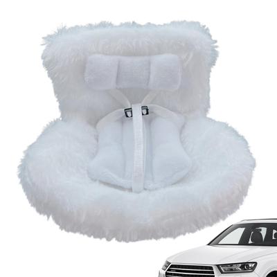 Plush Car Seat, Ploom Chair with Air Vent Clip Car Toy Deco Sedan RV Car Interior Decoration