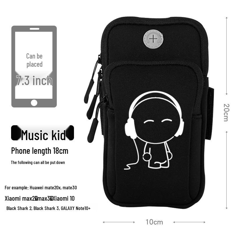 Waterproof Unisex Running Armband - Lightweight Sports Wrist Phone Pouch