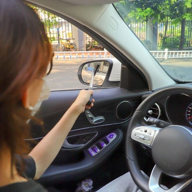 Πολυλειτουργικός καθρέφτης αυτοκινήτου Τηλεσκοπικός υαλοκαθαριστήρας Πλύση παραθύρου αυτοκινήτου Μπροστινό παρμπρίζ Αδιάβροχη βούρτσα καθαρισμού ξύστρα