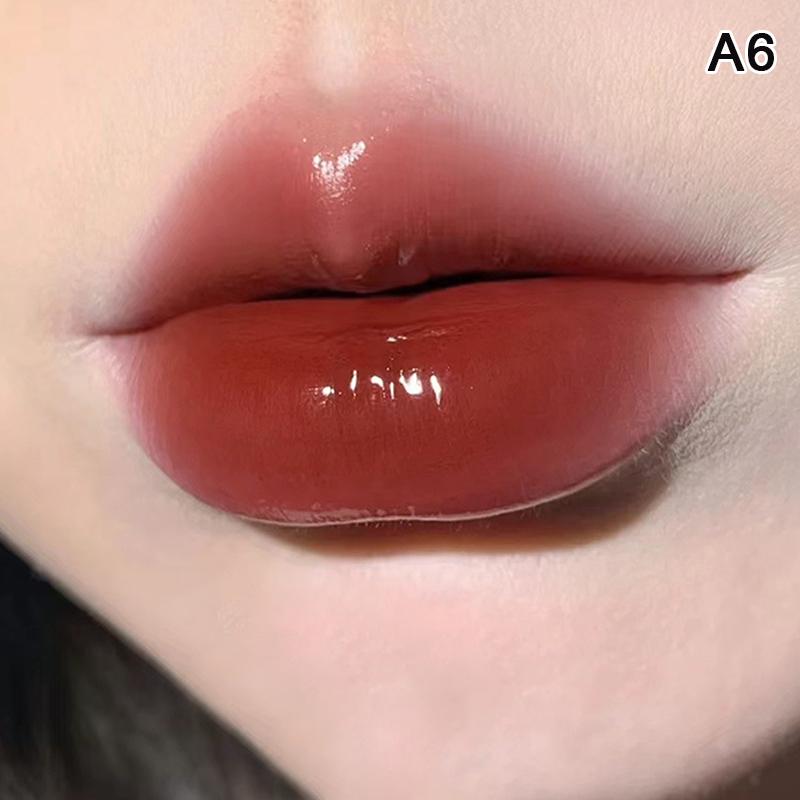 Herorange Jelly Lip Gloss Long Lasting Mirror Water Lip Glaze Color Moisturizing Lipstick Shiny Lip Tint Lips Care Makeup