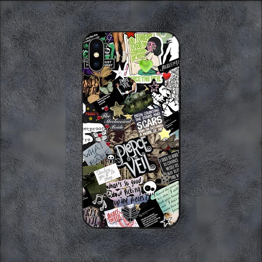 P-Pierce The Veil Band Handyhülle Für Samsung S21,S22,S23,S30,Ultra,S20,S30,Plus,S21 Fe,10,9,5G Silikonhülle
