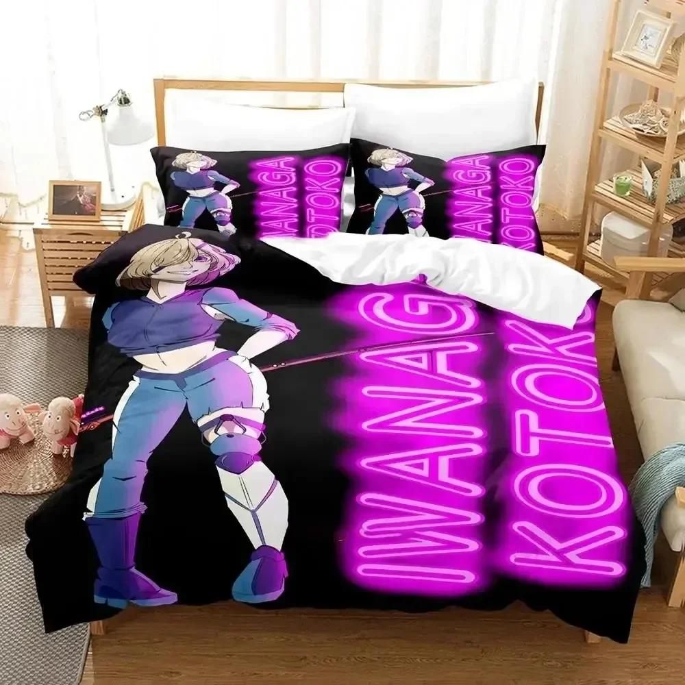 Luxury New 3D Print Anime Kotoko Iwanaga Kyokou Suiri Bedding Set Duvet Cover Bed Set Quilt Cover Pillowcase Queen Boys Adult