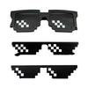 Mosaic Glasses Party Activities Sunglasses Pixel Funny Sunglasses Male Woman Vintage Pixel Mosaic Sunglasses Clothing Accessory