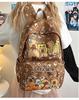 2025 Trendy Capybara Print Backpack: Cute, Fashionable, Versatile Double Shoulder Bag with Large Capacity for Students