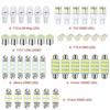 42x Car Interior LED Light For Dome Map License Plate Lamp Bulbs Kit Accessories