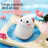 Bærbart LED-lys mini 250ml h2o Spray Mist luftfukter Double Wet Aroma Essential Oil Diffuser Bil usb luftfukter