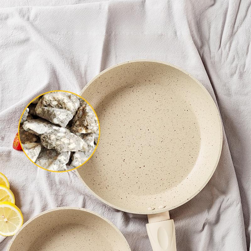 Non-Stick Medical Stone Frying Pan: Multi-Function, Steak & Pancake-Ready, Induction & Gas Compatible, Ideal for Baby Food.