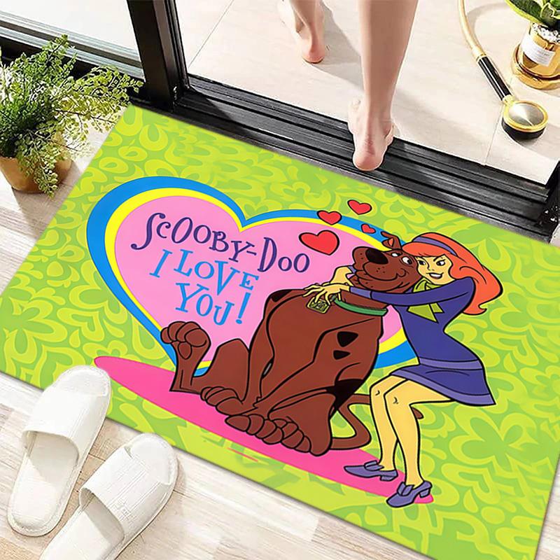 Halloween Cartoon Comedy Adventure Movie Scooby-Doo Carpet Is Suitable for Living Room and Bedroom Doormats Office Balcony Decorative Carpet V7