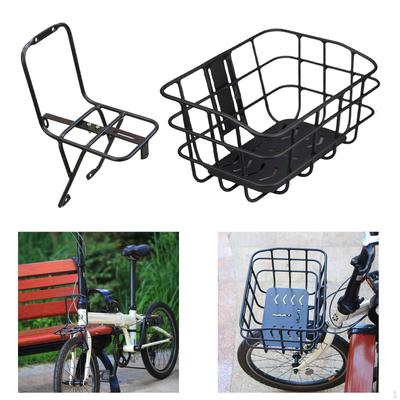 Bike Front Basket, Aluminum Alloy, Sturdy, Cycling Accessories, Durability, Easy To Install Premium