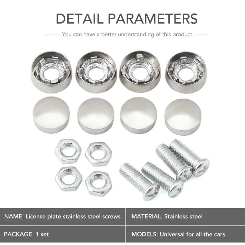 Buy Car License Plate Fasteners Screw for Mercedes W203 BMW E39 E90 F30 ...