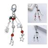 Rock Style Guitar Bead Bag Pendant Keychain Phone Charm Handmade Cute Keychain