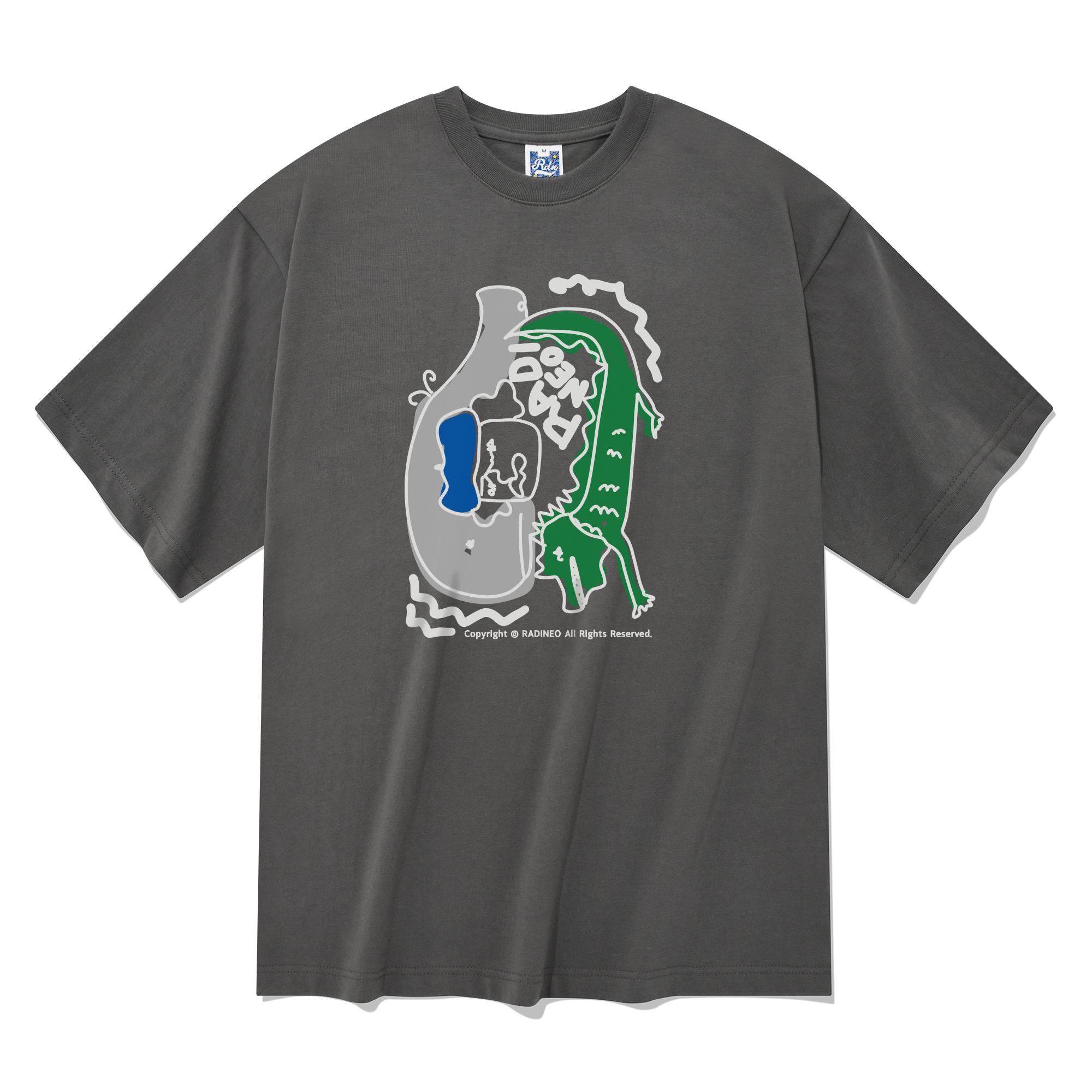 Radineo Trio Short Sleeve T-Shirt Gray L