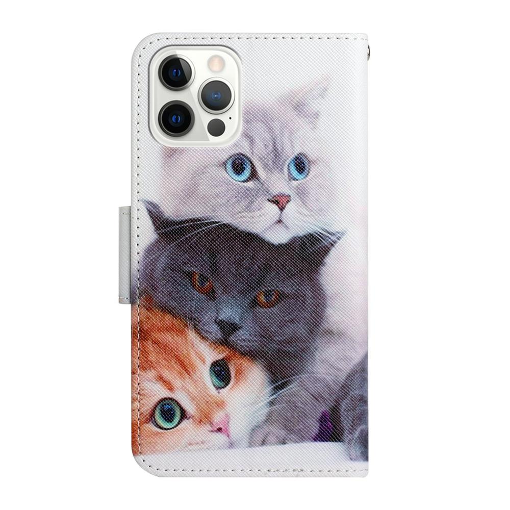 Leather Case On For Iphone 13 12 11 Pro Max 6s 7 8 Plus X Xs Xr Se Cases Cute Cat Butterfly Rose Flip Wallet I Phone Cover Women