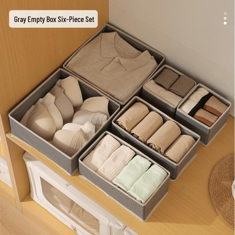 Foldable Non-woven Fabric Underwear Drawer Organizer 