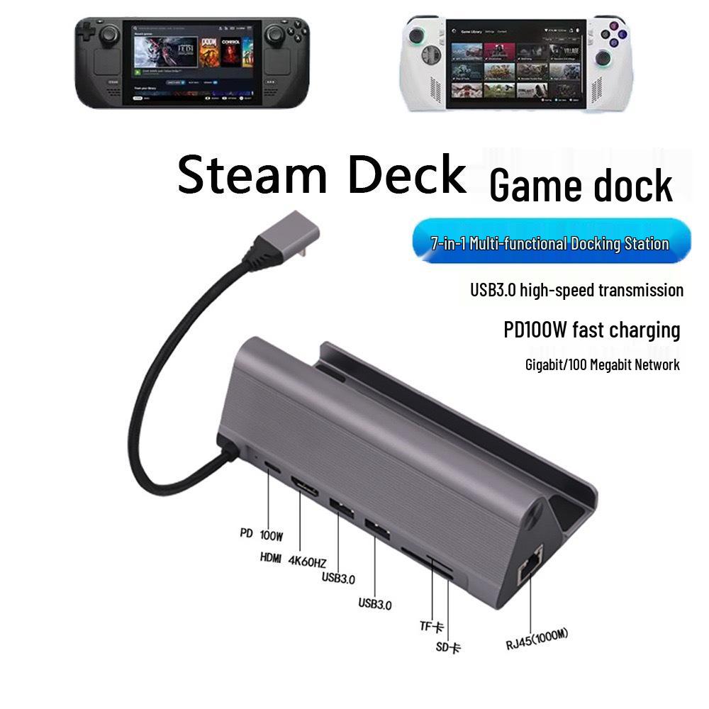 Steam Deck USB-C Dockingstation mit 4K HDMI & USB 3.0 Unterstützung
