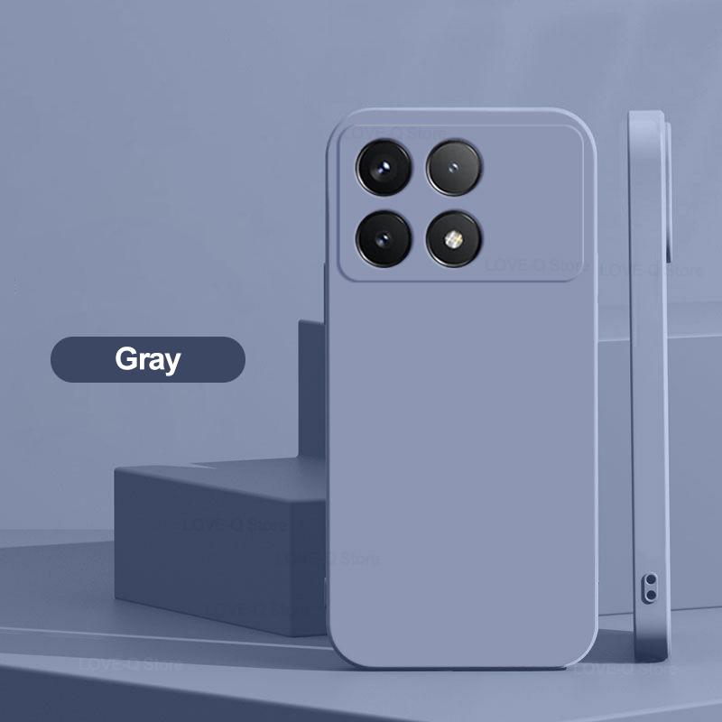 For Poco X6 Pro 5G Case Luxury Liquid Silicone Phone Case For Xiaomi Poco X6 Pro 5G Camera Protection Case