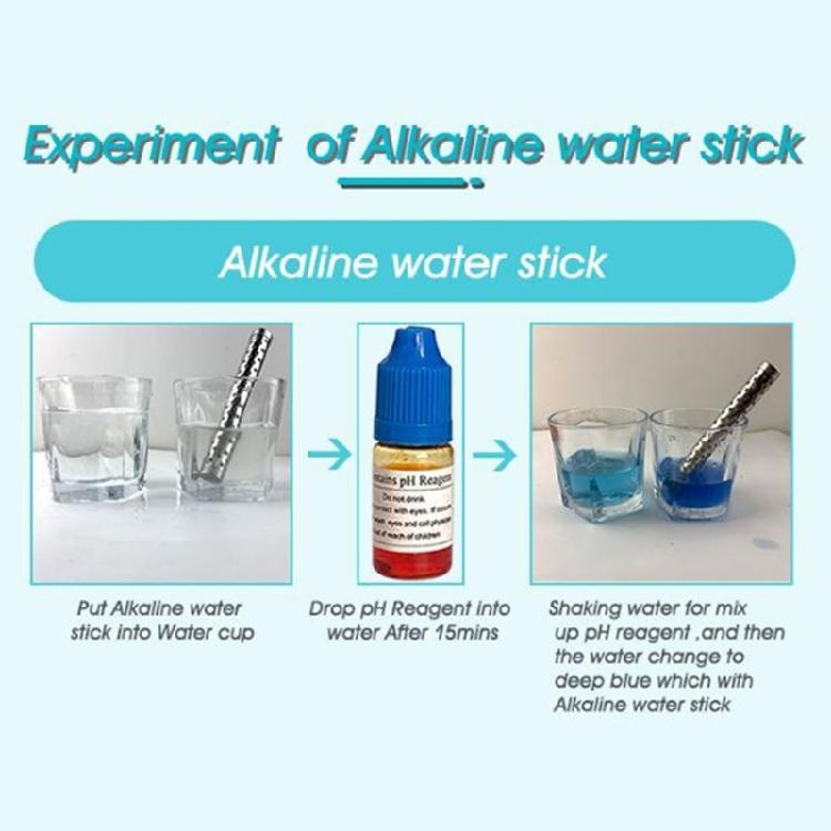 Portable Alkaline pH Water Filter Stick Hydrogen Mineral Purifier for w/ Tourmal