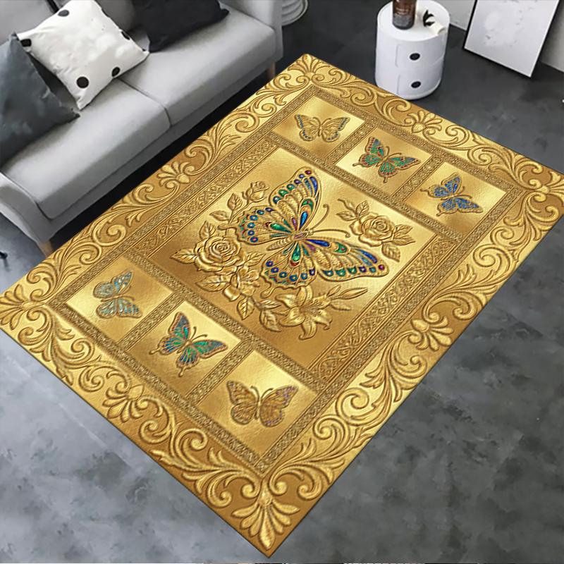 

2025 New Butterfly Decoration Carpet Rug for Living Room Bedroom Home Sofa Decoration,Kids play Non-slip Floor Mat31 40x60cm( 15x23in )