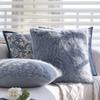 Light Luxury Blue Pillow Case Living Room Sofa Cushion Model Room Hotel B&B Bay Window Cushion Does Not Contain Core