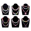 Toddlers DIY Jewelry Beads Toys Kids Necklace Bracelet Beading Christmas Birthday Holiday Preschool Party Toy Gadgets