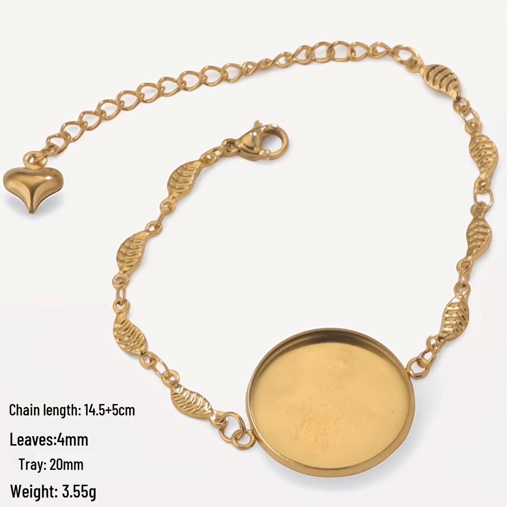 

Набор для изготовления браслетов своими руками с 20-миллиметровым подносом для часового механизма из нержавеющей стали