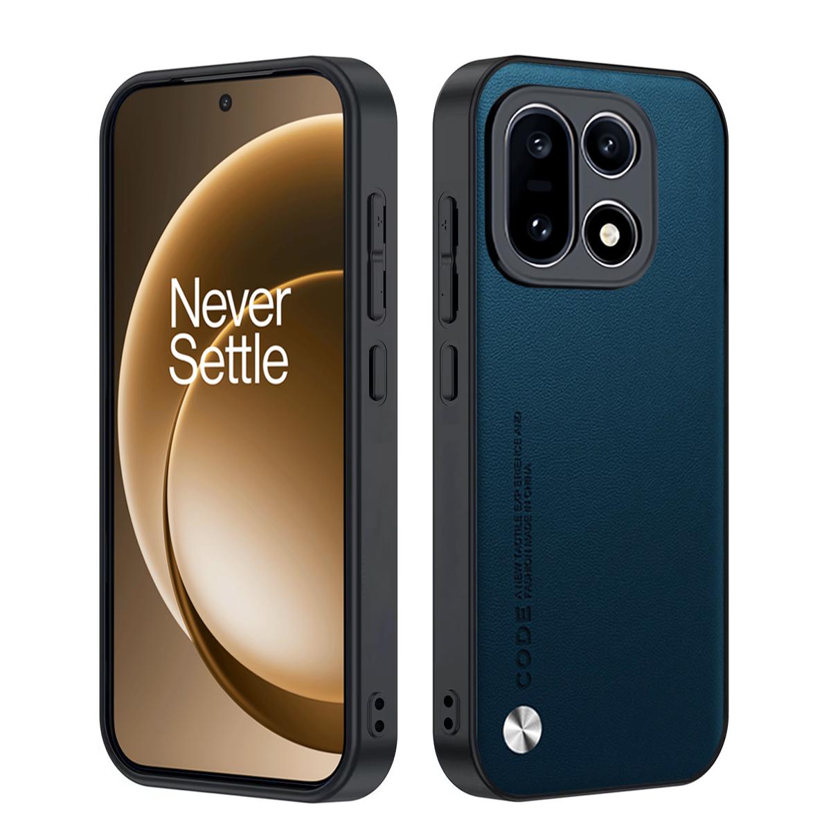 

Чехол для Oneplus 15 13 13R 13T 12 11 Роскошная текстура волокна ПУ-кожа Полная защита Противоударный Чехол для телефона Capa Funda for Oneplus 15 темно-зеленого