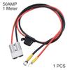 Battery Cable Quick Connect 50A 12V Wiring Kit with 6 Meter Cable and Blade Fuse for Secure Vehicle Power Connections