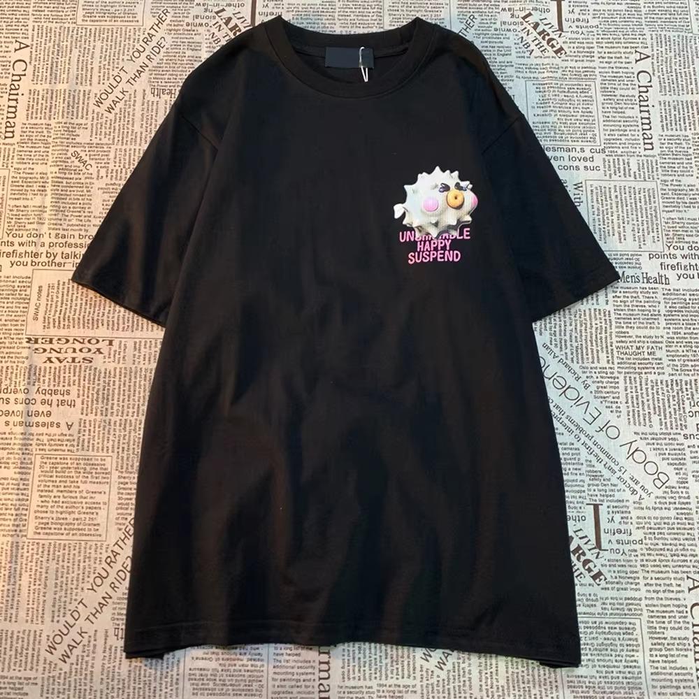Twelve Cartoon American Retro Cartoon Printed Short Sleeved T-shirts For Men Women Trendy Loose Cotton Versatile Base Shirts
