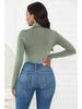 Women's Sexy Slim-Fit High Neck Bodysuit - 13 Colors, Long Sleeve, Solid Color, Winter Jumpsuit