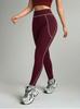 Naked yoga pants for women, high waist, hip lift, contrasting sports fitness pants, fashionable quick-drying tight trousers for women