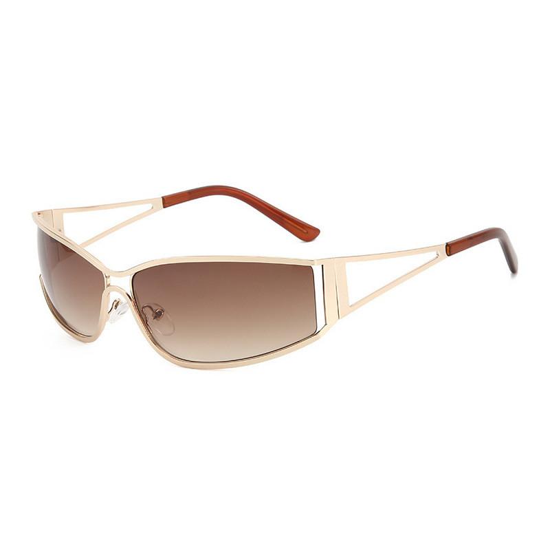 Europen Retro Narrow Frame Sunglasses With Uv400 Protection For Outdoor Activities And Parties
