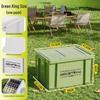 Large Capacity Outdoor Camping Storage Box with Lid - Thick Plastic Car Trunk Organizer