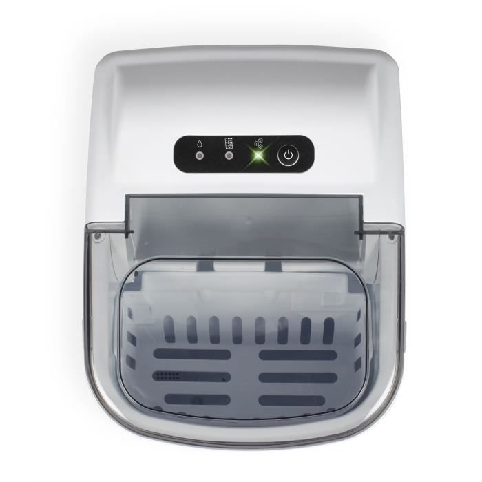 Ismaskin - LIVOO - DOM484 - Upp till 12 kg/dag - Tank 1,2L - Isbehållare 600g - 9 kuber per cykel - Självrengörande