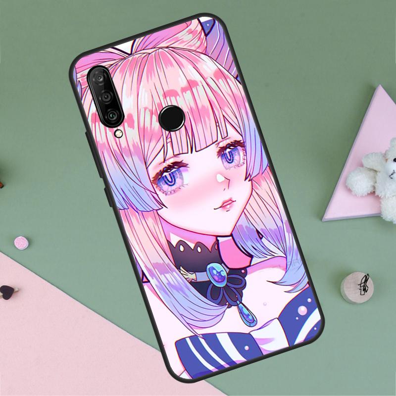 Sangonomiya Kokomi Genshin Impact For Huawei P20 P40 Lite P60 P30 Pro Nova 5T 9 10 SE 12s 12i 11i Y90 Y70 Y60 Y61 Y72 Y91 Case