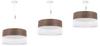 Single Hanging Lamp, Walnut Veneer Lampshade, 40Cm
