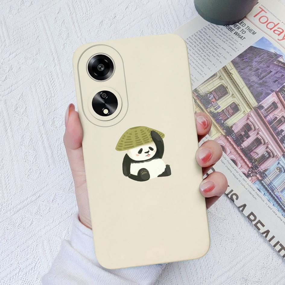 For Oppo A11 A1K A55 A1 A7 A15 A35 A52 Phone Case Cute Cartoon Little Bear Pattern Liquid Silicone Anti Slip Protective Soft Back Cover For Oppo Shell